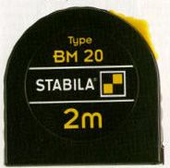 Карманная рулетка  STABILA тип ВМ 20 3м *12,5мм арт. 16445