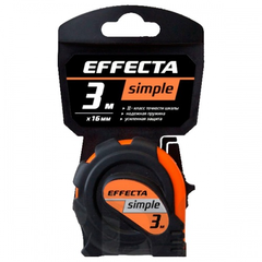 Рулетка 3м/16 мм EFFECTA Simple арт 570316