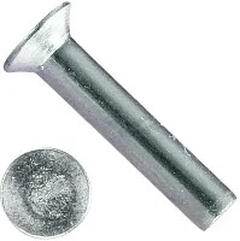 Заклепки под молоток потайная голова 4*10 (ГОСТ 10300-80)