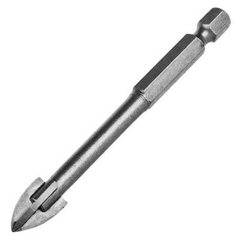 Сверло по стеклу 10мм 6-гр. хвостовик HEX CROSS NovoCRAFT  арт.101356