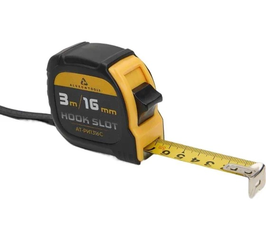 Рулетка измерительная, 3мх16мм, две кнопки фиксации HOOK SLOT ALUKOMTOOLS арт.АТ-РИ1316С